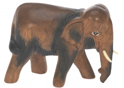YO55 - LAST FEW - Carved Elephant (10x9cm) (Pack Size 6)